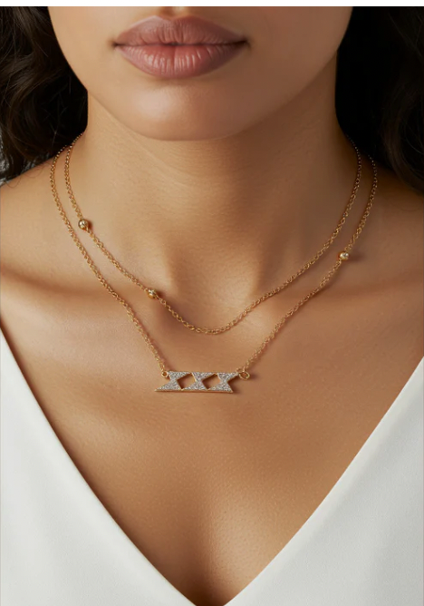 Multi Layered Thunder Style - Necklace