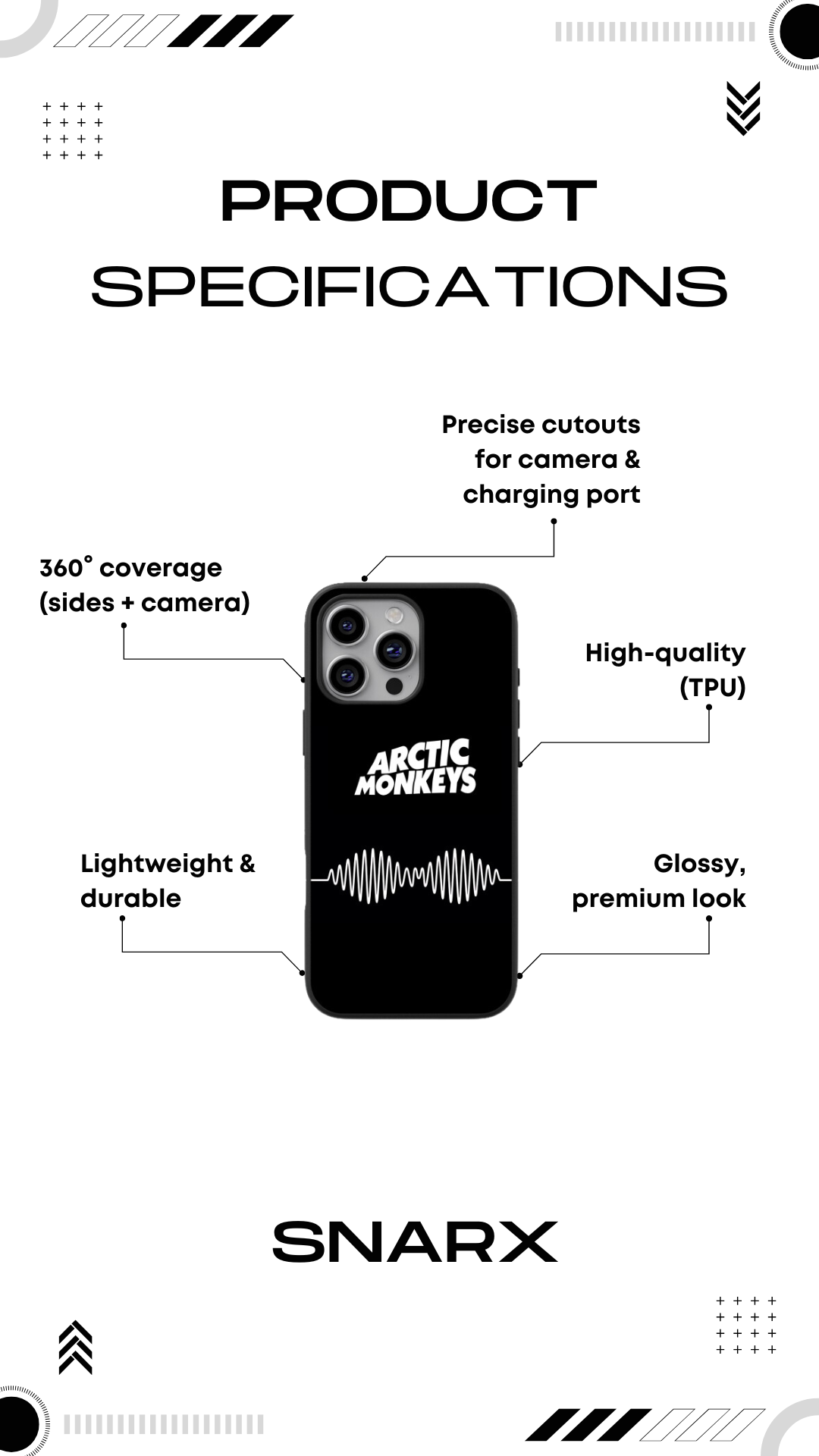 Arctic Monkeys Wave Phone Case