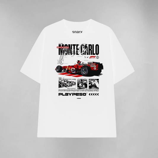 Monte Carlo F1 - Unisex Oversized T-Shirt