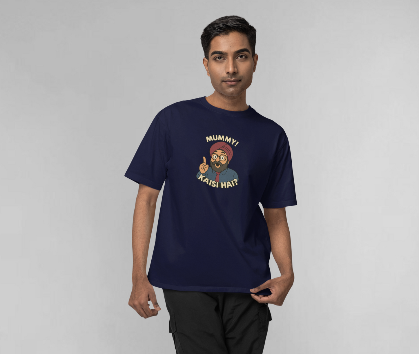 Mummy kaisi hai?(Maheep Singh Inspired) Unisex oversized t-shirt