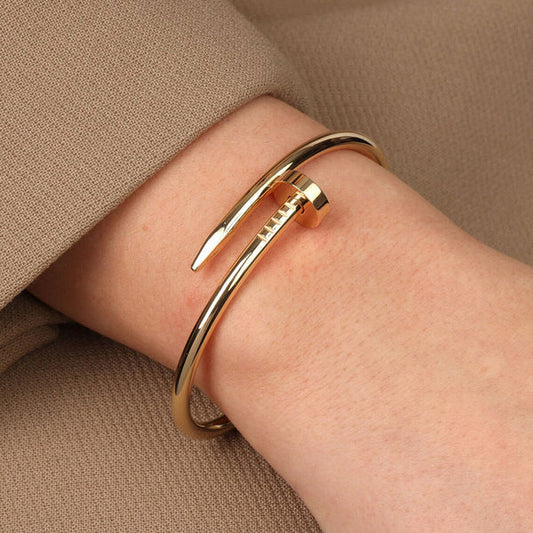 Nail Gold Plated - Bracelet