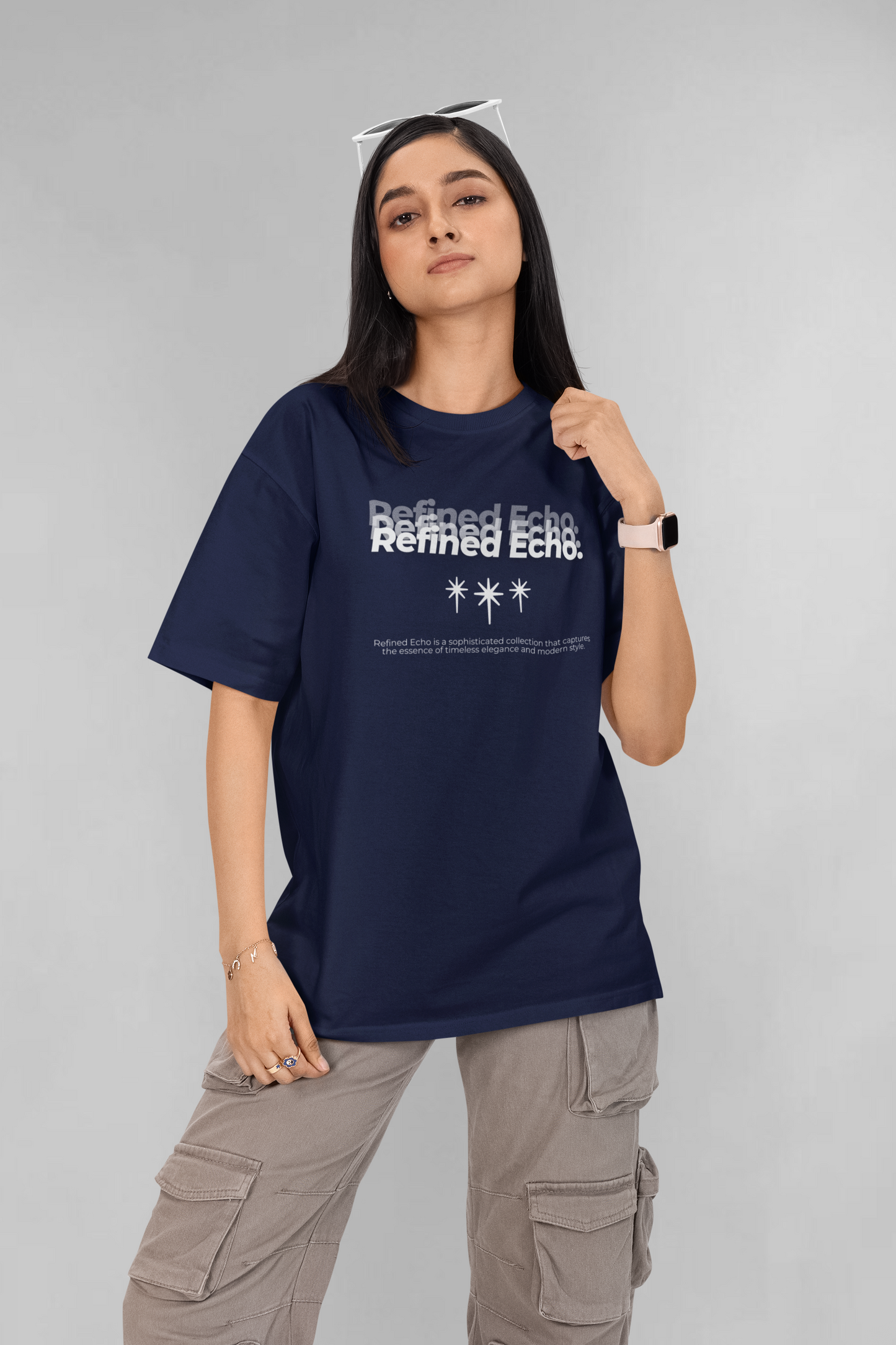 Refined echo unisex oversized t-shirt