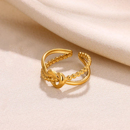 Anti Tarnish Knot - Ring