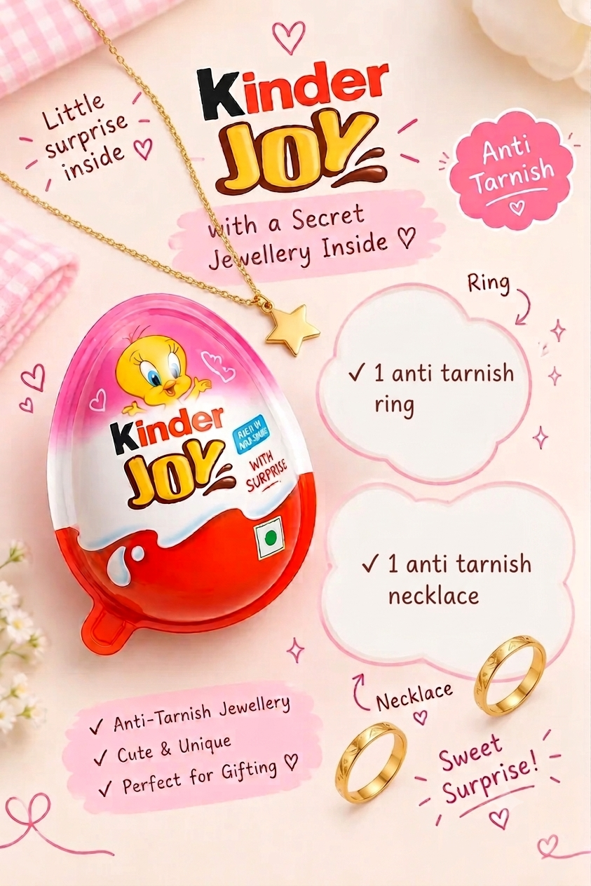 Kinder Joy Jewelry(Necklace + ring)