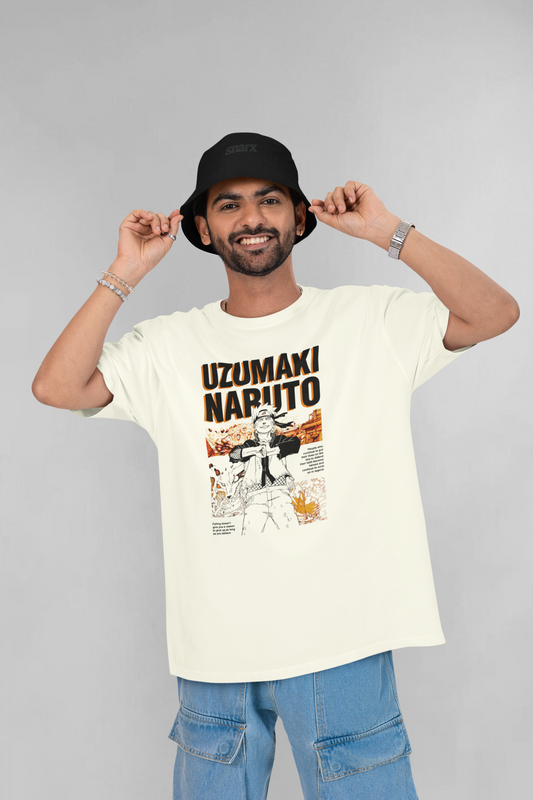 Uzumaki naruto unisex oversized t-shirt