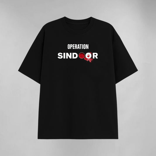 Operation Sindoor premium unisex oversized t-shirt
