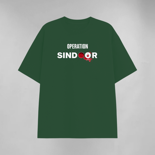 Operation Sindoor premium unisex oversized t-shirt