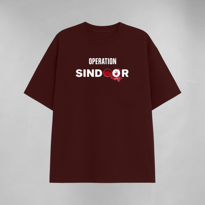 Operation Sindoor premium unisex oversized t-shirt