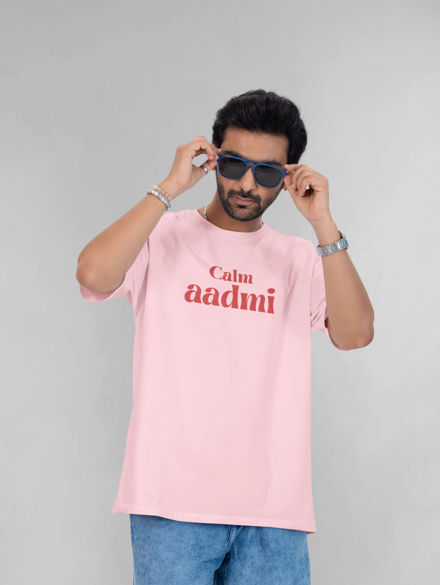 Calm aadmi unisex oversized t-shirt