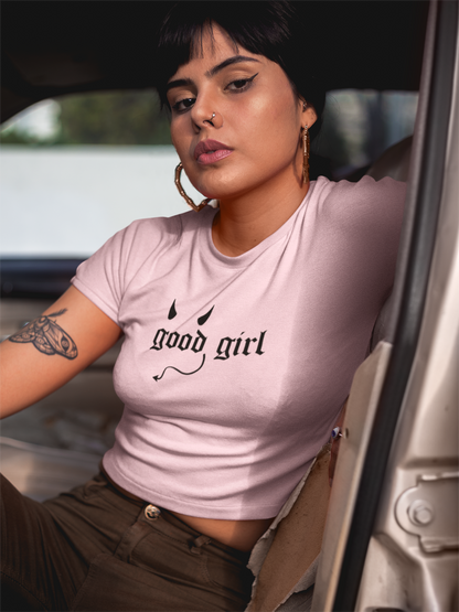 Good girl crop top