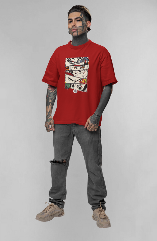 Anime eyes unisex oversized t-shirt