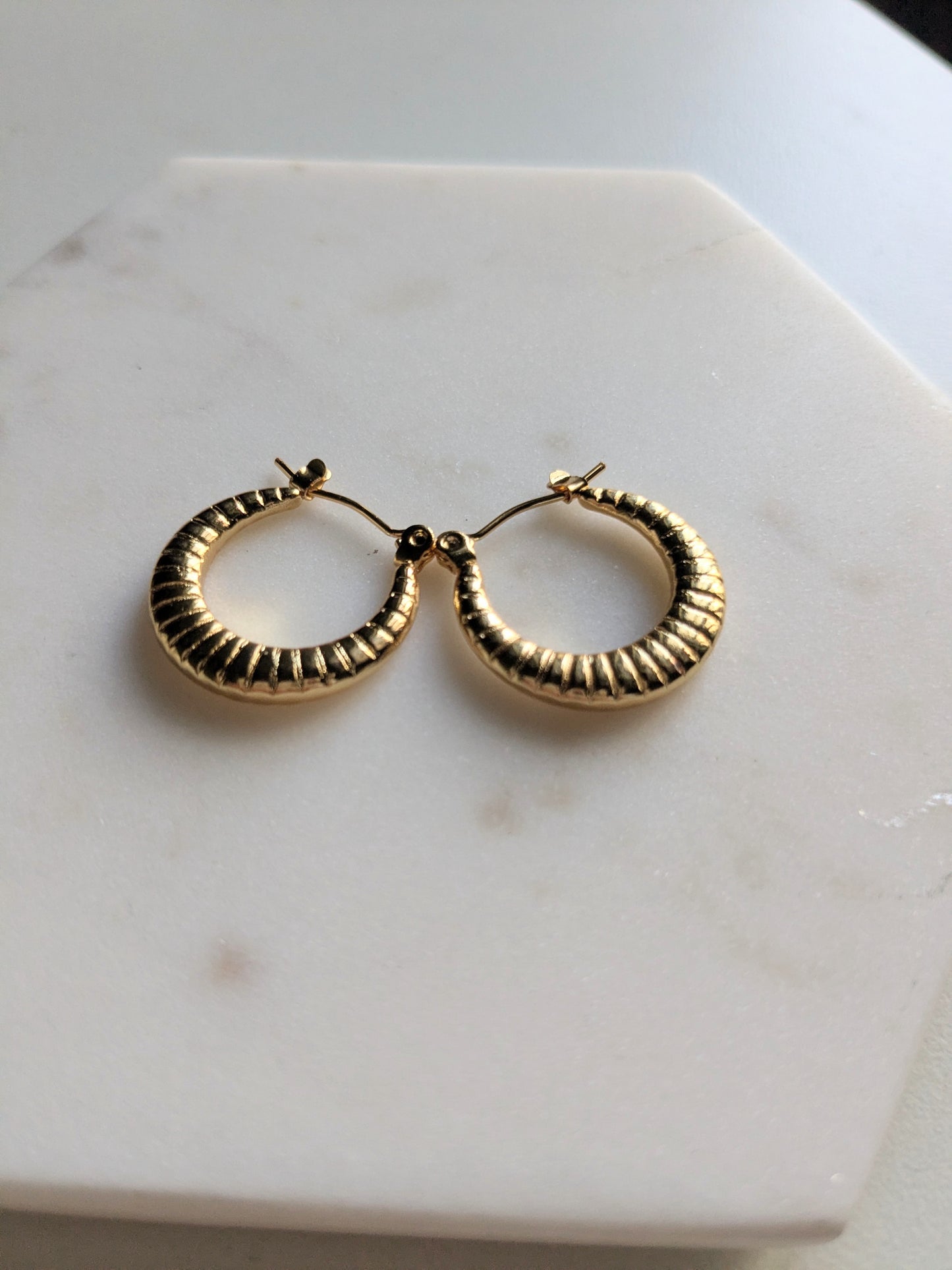Circle Design Hoops