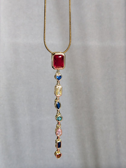 Crystal Drop Necklace