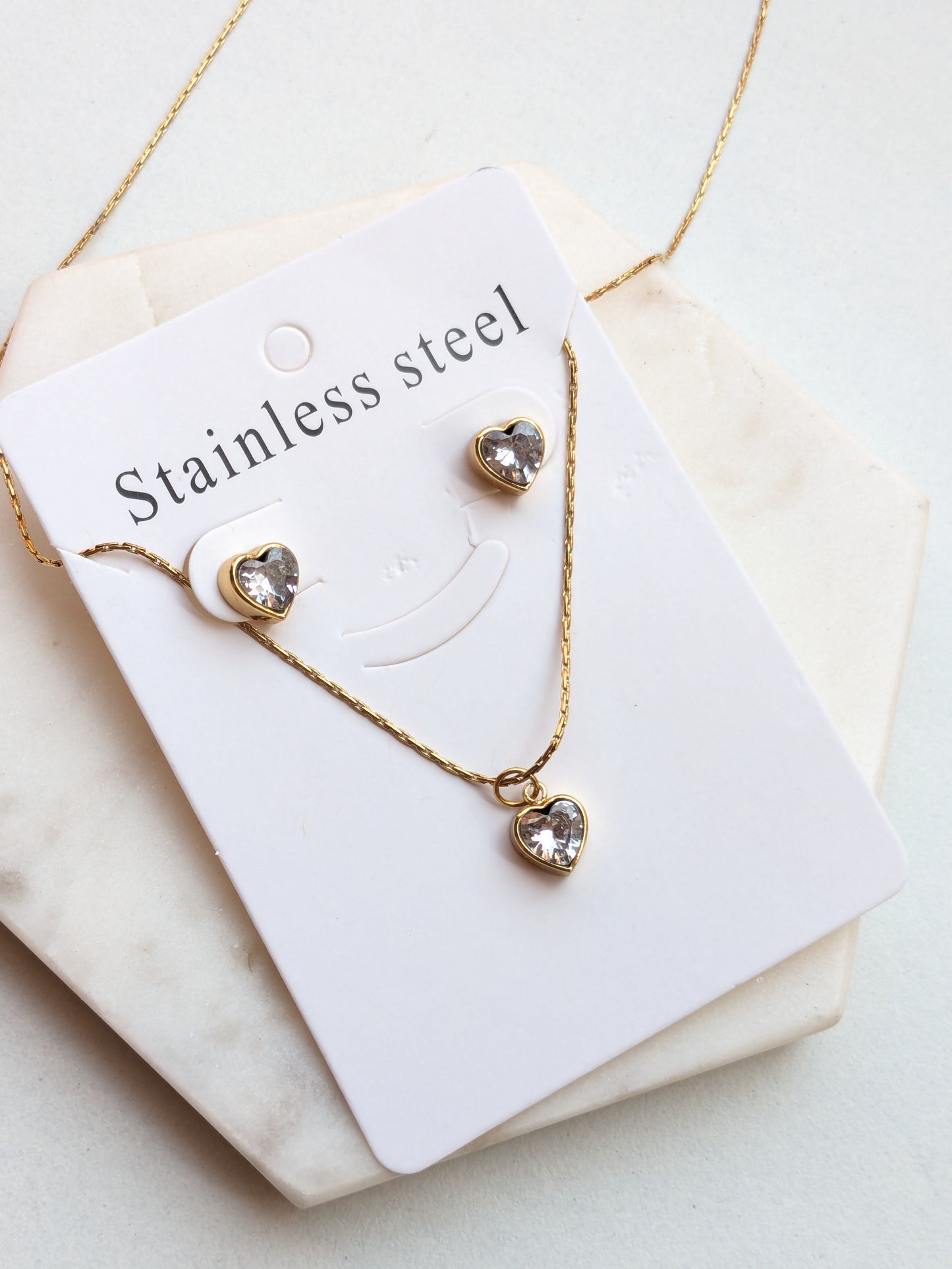 Heart Diamond Set