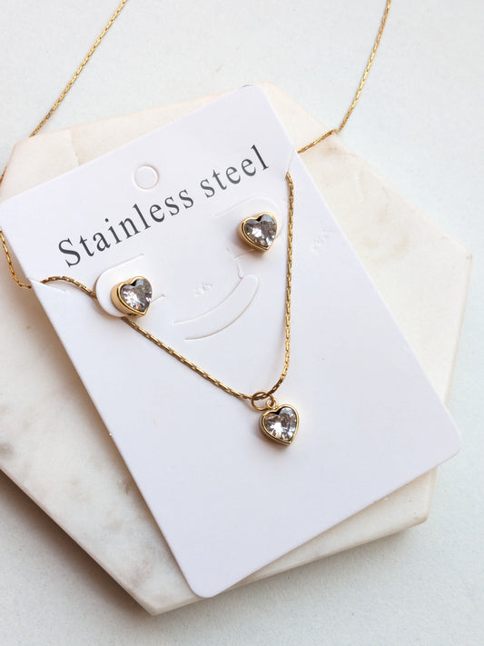 Heart Diamond Set
