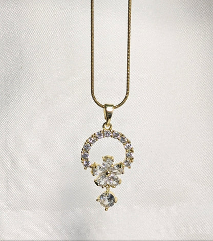 Flower Charm Necklace