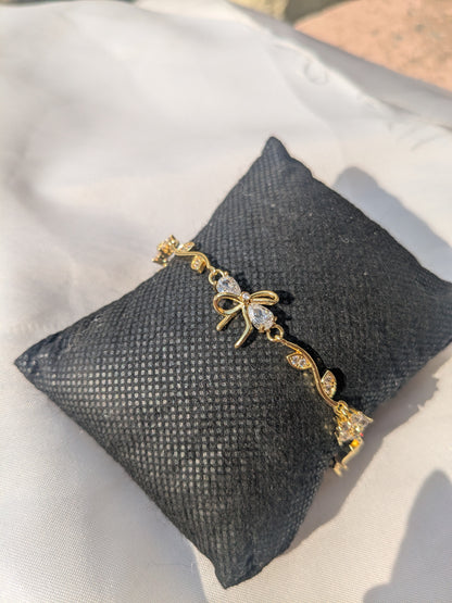 Crystal Bow Bracelet