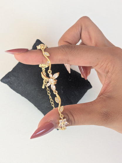 Crystal Butterfly Charm