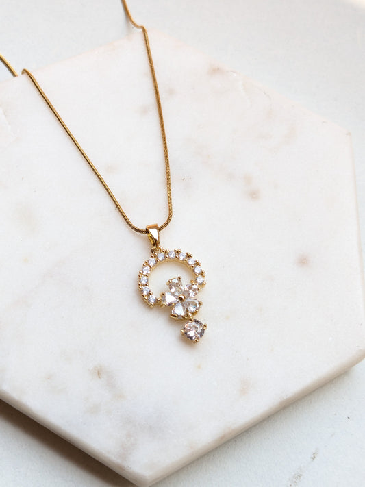 Flower Charm Necklace