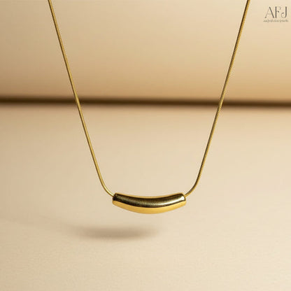Anti Tarnish Minimalistic Teardrop - Necklace