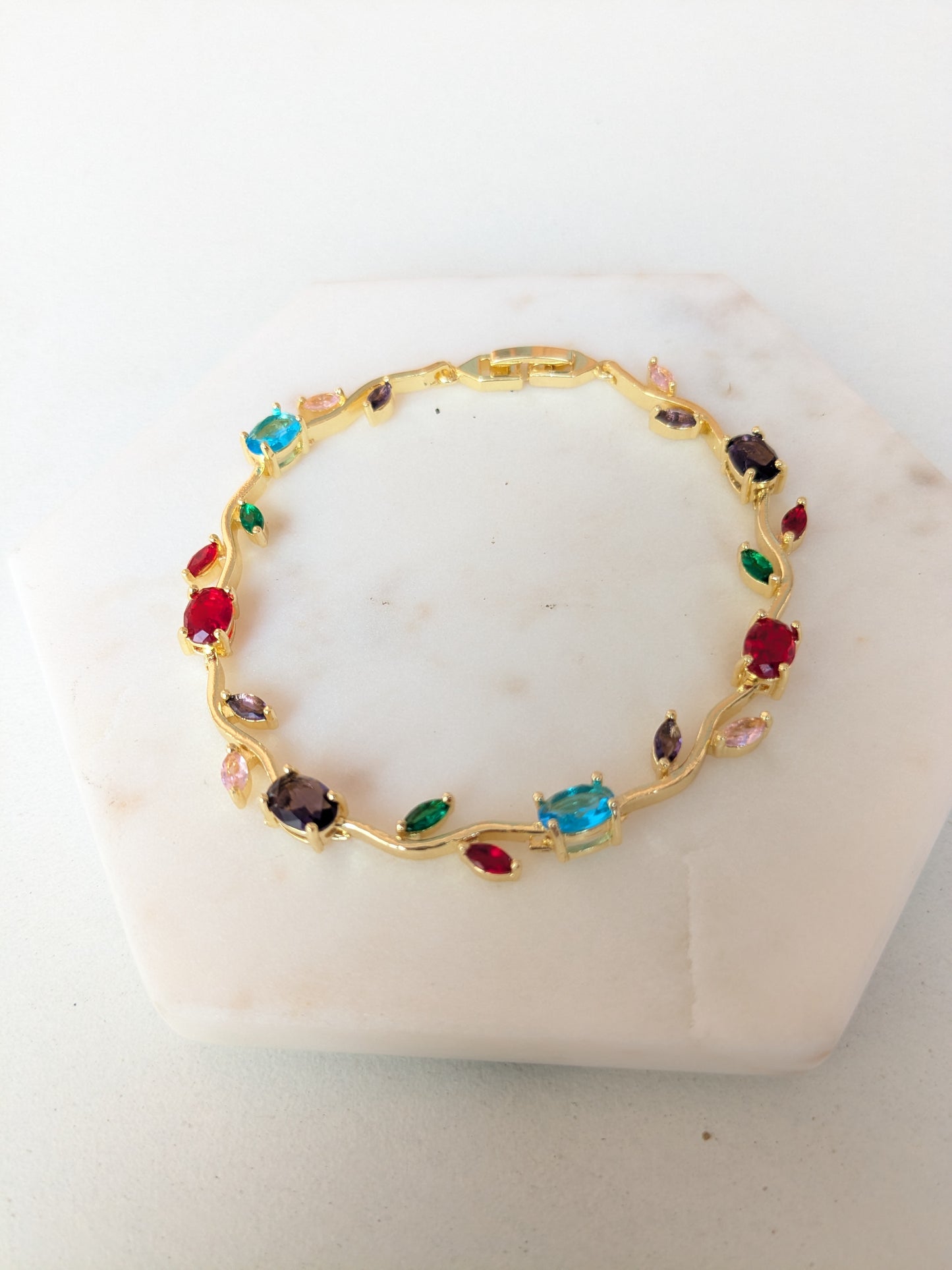 Multicolor Tulip Bracelet