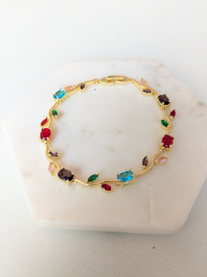 Multicolor Tulip Bracelet