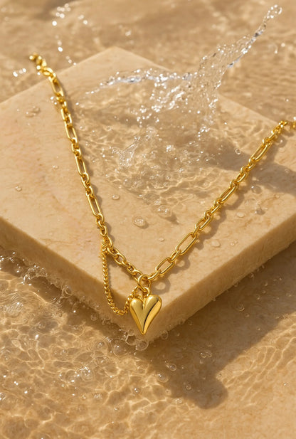 Baddie Coded Heart Necklace