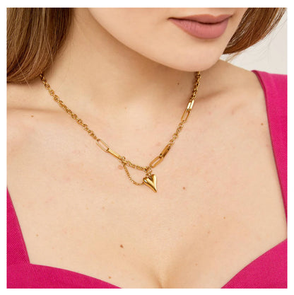 Baddie Coded Heart Necklace