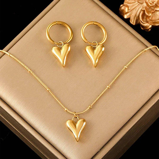 Heart Themed Jewellery - Set
