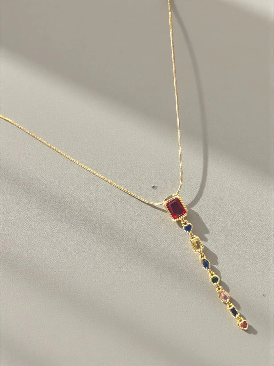 Crystal Drop Necklace