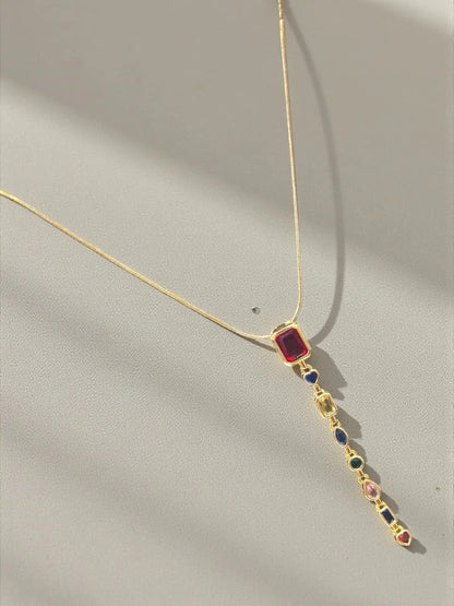 Crystal Drop Necklace