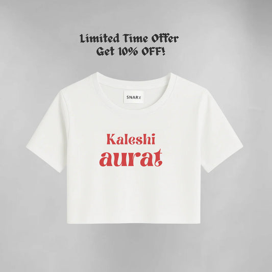 SALE ~ Kaleshi Aurat - Crop top