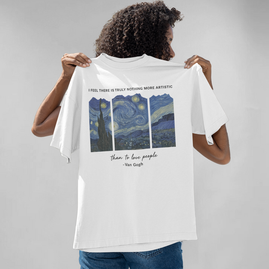 Vincent Van gogh unisex oversized t-shirt