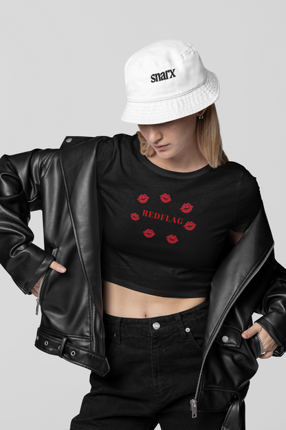 Red Flag (Kisses) - Crop Top