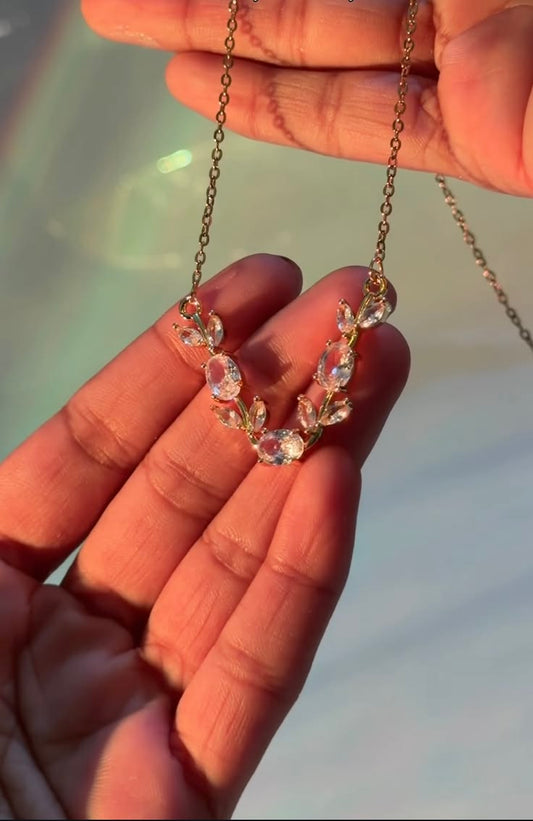 Crystal Tulip Necklace