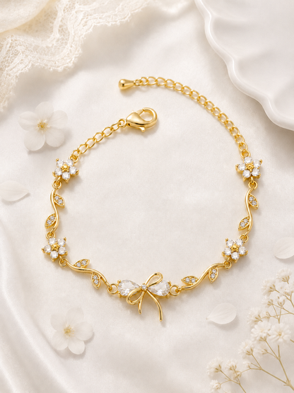 Crystal Bow Bracelet