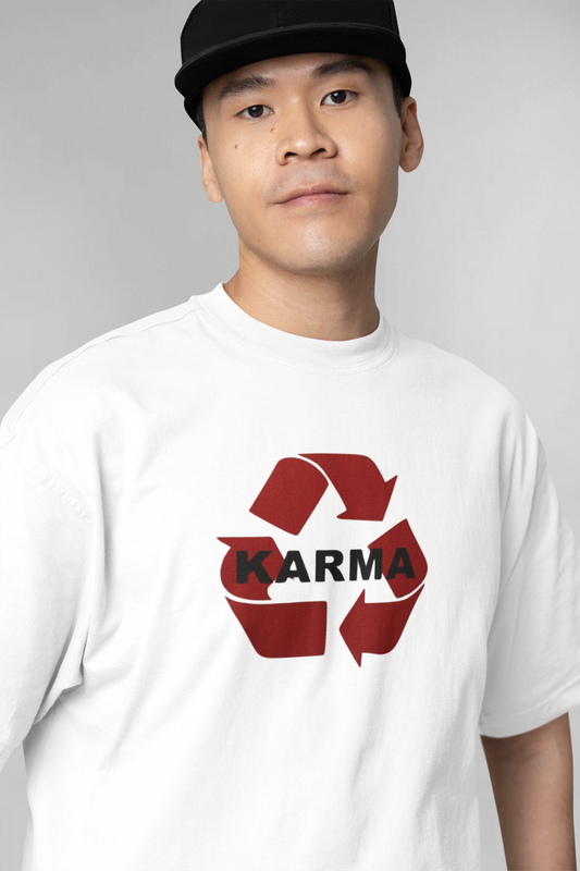 Karma unisex oversized t-shirt