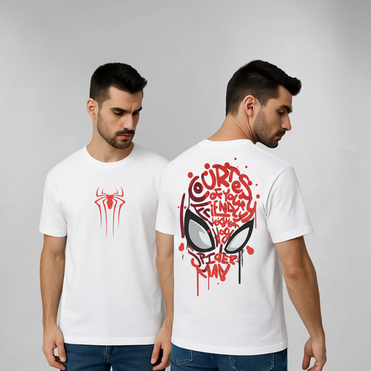 Spiderman graffiti premium unisex oversized t-shirt (Double side print)
