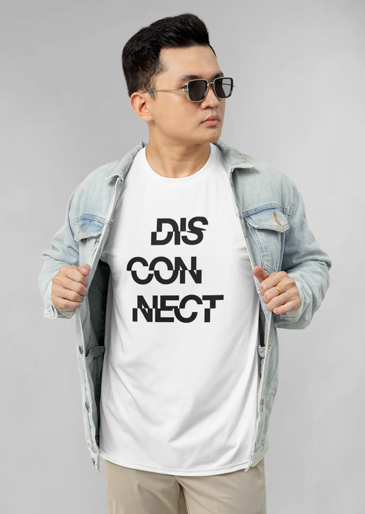 Disconnect unisex oversized t-shirt