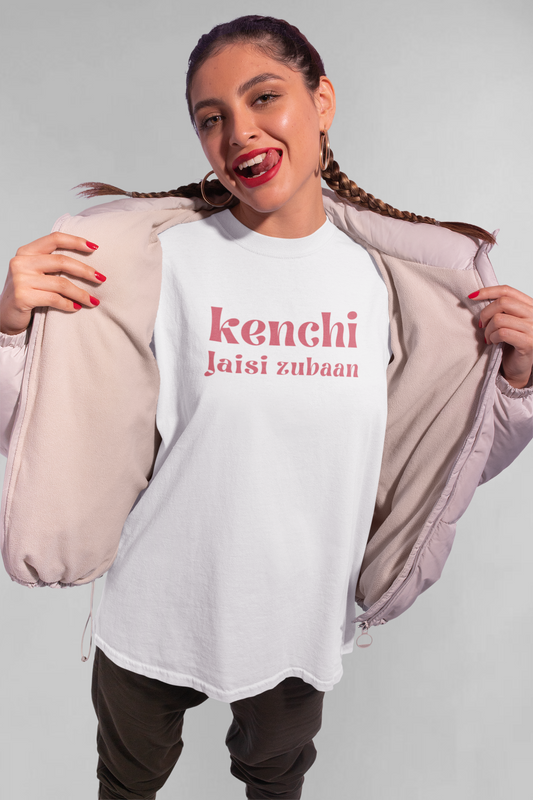 Kenchi jaisi zubaan unisex oversized t-shirt