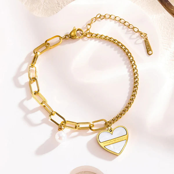 Anti Tarnish Love - Bracelet