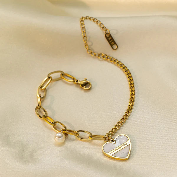 Anti Tarnish Love - Bracelet